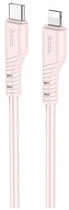 USB Кабель Hoco X97 Crystal Color Type-C to Lightning 3A 20W 1m Light Pink
