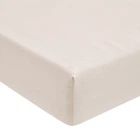 Простирадло на резинці MirSon двоспальне 140х190+25 см Poplin Line 002 Milky White Поплін (2200006289104)