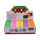 Гумка прямокутна COLOR 26х18х8мм, 100 шт. в упак ZIBI (ZB.5420)