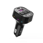 ФМ-модулятор XO BCC17 Smart Bluetooth MP3 A+C Dual Port PD30W Чорний