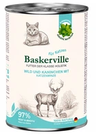 Влажный корм Baskerville Holistic Wild und Kaninchen Оленина с кроликом 400 г