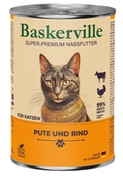 Влажный корм Baskerville Индейка и говядина 400 г