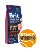 Сухой корм Brit Premium Junior L для щенков и молодых собак крупных пород со вкусом курицы