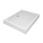 Душевой поддон KAPIELKA ST100x80х14 низкий, прямоугольный, диаметр слива 52 мм Lidz