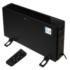 Электрический конвектор Camry CR 7739 LCD Black 2000 Вт с пультом ДУ, 3 режима нагрева, электронный термостат, таймер 24 час.