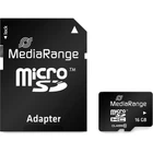 Карта пам'яті MediaRange 16GB microSDHC memory card, Class 10, with SD adapter (MR958)