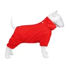 Дождевик для собак WAUDOG Clothes, водонепроницаемый, L55, В 77-79 см, С 50-55 см, красный