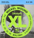 Струни для електрогітари D'Addario EXL130+ Nickel Wound X-Super Light Plus 8.5/39