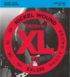 Струни для бас-гітари D'Addario EXL230 Nickel Wound Heavy 55/110