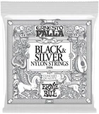 Струны для классической гитары Ernie Ball 2406 Ernesto Palla Nylon Black & Silver