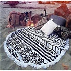 Пляжное полотенце с бахрамой круглое Homytex 150*150 Арнамент 4554897