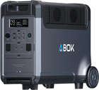 Зарядная станция Abok ARK3600 3840 Вт*ч 3600 Вт LiFePO4 UPS, 4000+ циклов