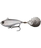 Тейл-спінер Savage Gear Fat Tail Spin 80mm 24.0g White Silver