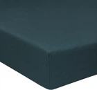 Простынь на резинке MirSon двуспальная 150х190+25 см Poplin Line 091 Emerald Поплин (2200006290384)