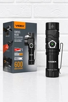 Акумуляторний ліхтар VIDEX VLF-A244RH 600Lm 5000K USB-C IP66 Black