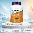 Ultra Omega 3-D Softgels - 90 fsg ультра омега-3 з вітаміном D для підтримки серця, імунітету, мозку та кісток