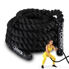 Канат тренировочный Cornix Battle Rope 9 м для кроссфита XR-0573 Black