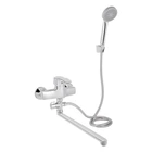 Смеситель для ванны Lidz Anny 005C2 с поворотным изливом (с душевым гарнитуром) (k40) LDANN005C2CRM35102 Chrome