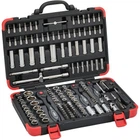 Великий набір головок 1/2"+3/8"+1/4" 172 предмети - Vigor V2461N