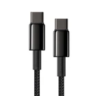 Кабель Baseus Tungsten Gold Fast Charging Data Cable Type-C to Type-C 100W 1m Black CATWJ-01