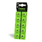 Батарейка годинникова Videx AG 2/LR726 BLISTER CARD 10 шт VIDEX (23422-000)