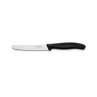 Кухонный нож 11 см Victorinox SWISS CLASSIC Tomato and Table круглый носик серрейтор Черный (6.7833)