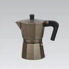 Кавоварка гейзерна алюмінієва Maestro 150 мл на 3 чашки (MR-1666-3 BROWN)