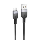 Кабель HOCO X109 Energy silicone charging data cable Micro 2,4A/2m. Black