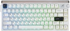 Ігрова Клавіатура ATTACK SHARK R85 HE White ENG + UA Магнітні світчі. Дротова, Кастомний lightbox, 8000Hz/s. RGB Підсвічування, Switch 0.005mm. Rapid Trigger