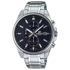 Мужские часы Casio Edifice EFV-610D-1A чёрный циферблат хронограф