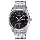 Чоловічий годинник Casio MTP-1335D-1A2 чорний циферблат
