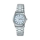 Женские часы Casio LTP-V006D-2B голубой циферблат