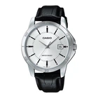 Чоловічий годинник Casio MTP-V004L-7A сріблястий циферблат