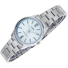 Женские часы Casio LTP-V005D-2B голубой циферблат