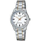 Жіночий годинник Casio LTP-V005SG-7A білий циферблат