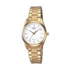 Жіночий годинник Casio LTP-1274G-7A білий циферблат