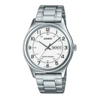 Чоловічий годинник Casio MTP-V006D-7B2 білий циферблат