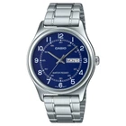 Чоловічий годинник Casio MTP-V006D-2B синій циферблат