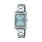 Женские часы Casio LTP-1234DD-2A голубой циферблат