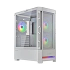 Ігровий корпус, 2*140mm ARGB, 1*120mm ARGB вентилятори передвстановлені, ATX/mATX/mini-ITX, скляне вікно (AIRFACE RGB White)