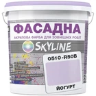 Фарба Акрил-латексна Фасадна Skyline 0510-R50B Йогурт 10 л (1840180842_rozetka)