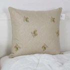 Подушка 70х70 бежева з овечою вовною Wool Dream Collection ТЕП 3-02594