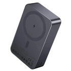 Повербанк с MagSafe 20000mAh 20W Hoco J160B Original Type-C/Lightning Qi 15W беспроводная зарядка серый