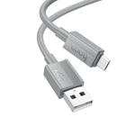 Кабель HOCO X107 Favor charging data cable Micro 3A/1m Gray