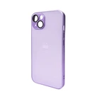 Чохол для смартфона AG Glass Matt Frame Color Logo for iPhone 12 Light Purple