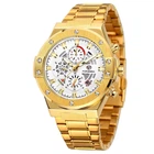 Наручний годинник Forsining 6914 Gold-White Steel