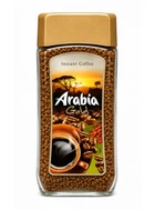 Кава розчинна Arabia Gold Instant Coffee Арабія сублімована в Гранулах Бленд арабіки та робусти Склобаночка 200г