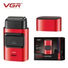 Электробритва-шейвер для бороды и лица VGR V-307 RED металлический корпус