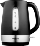 Електрочайник Ardesto EKL-F19B, Black, 2200W, 1.7 л, дисковий, пластиковий корпус, індикатор рівня води, підсвічування, автоматичне відключення при відсутності води