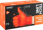 Перчатки сверхпрочные medaSEPT Max Grip Orange pf нитриловые текстурированные Нестерильные без пудры размер L 100 шт Оранжевые (5901738875272)